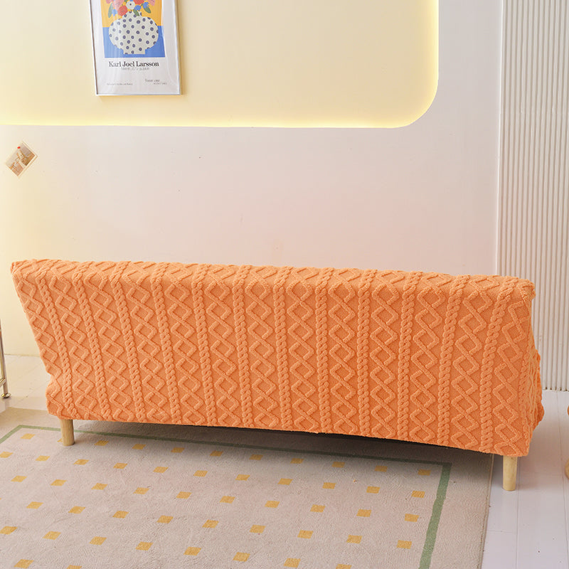 Funda de estilo escandinavo para sofá cama, clic-clac o sofá sin reposabrazos