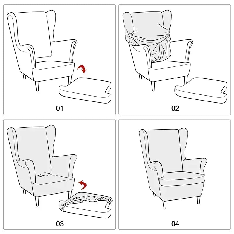 Guide d'installation housse ikea strandmon