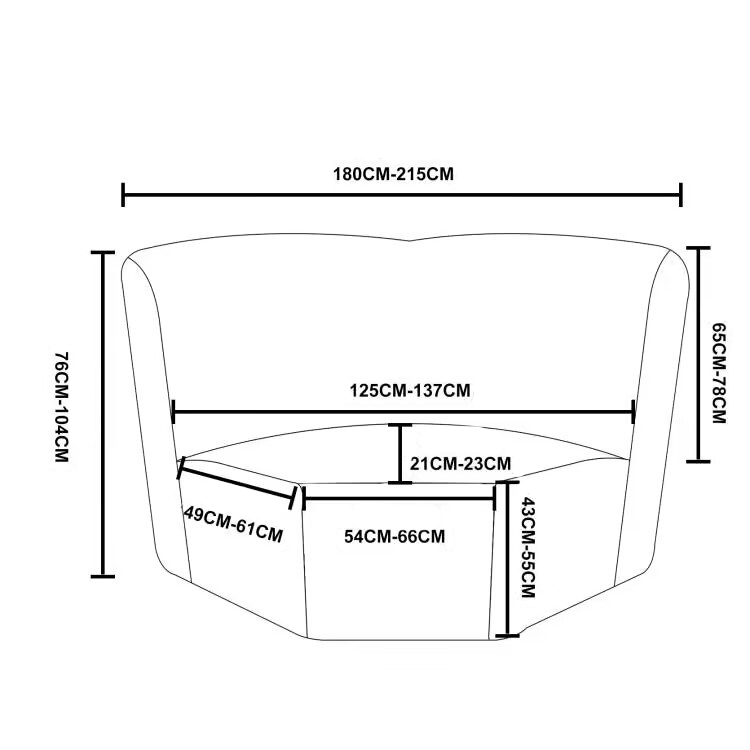 Fundas de terciopelo puro para sofá rinconero reclinable eléctrico