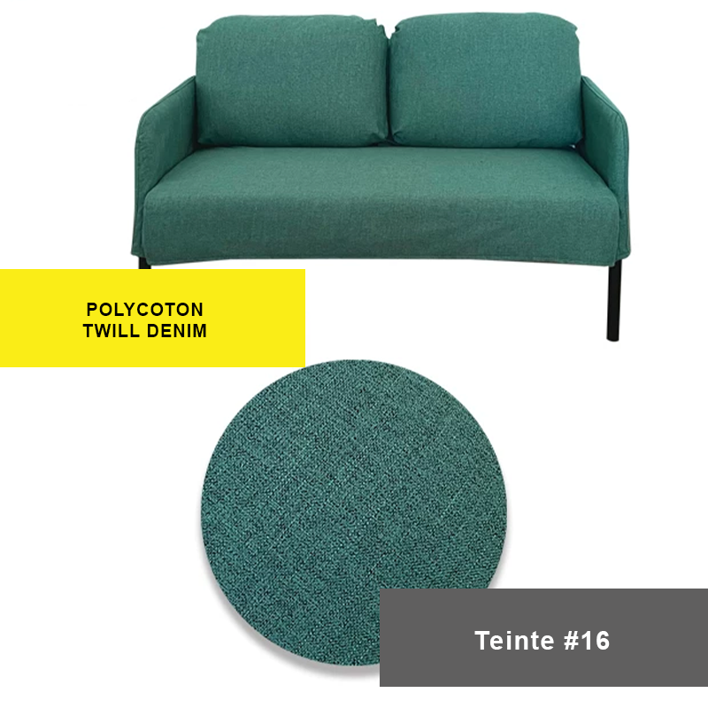 Housse pour canapé IKEA GLOSTAD 2 places turquoise