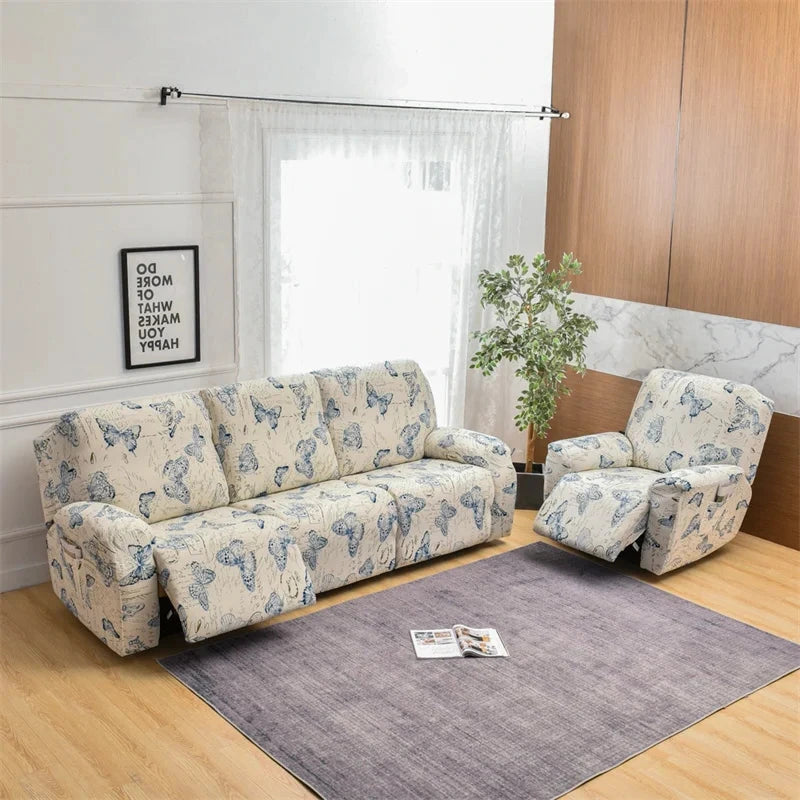 Funda para sillón y sofá reclinable de 1, 2 o 3 plazas: Harmony, 8 diseños