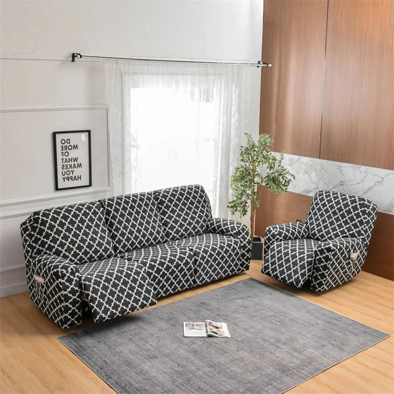 Funda para sillón y sofá reclinable de 1, 2 o 3 plazas: Harmony, 8 diseños