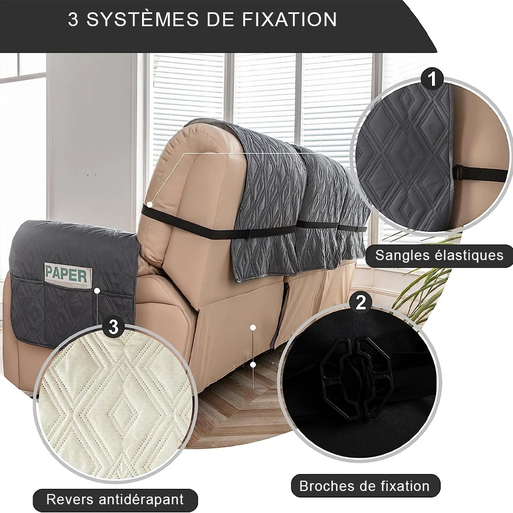 3 systèmes de fixation intégrés