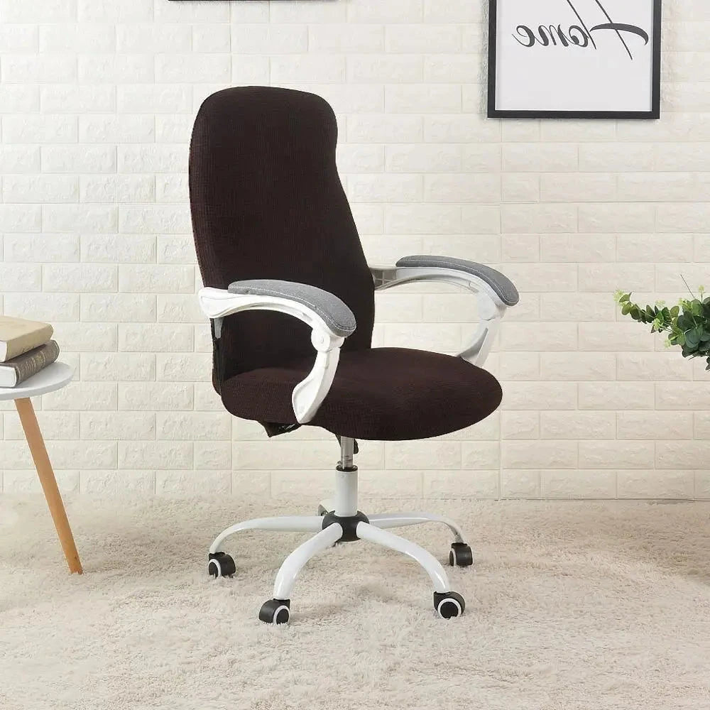 Housses de chaise de bureau extensible noir