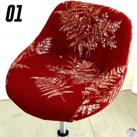 Housse extensible pour tabouret de bar coque motif 1