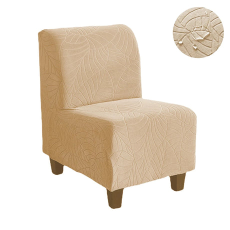 Housse pour chauffeuse, causeuse, fauteuil bas crème