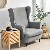 Housse pour fauteuil IKEA Strandmon lycra argent