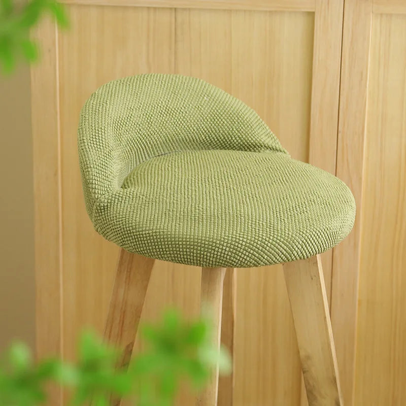 Housse pour tabouret de bar avec petit dossier
