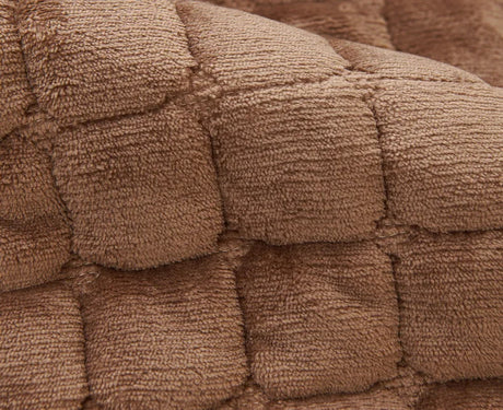 velours marron moelleux 