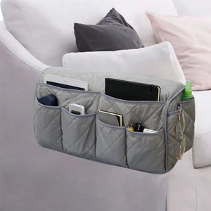 Funda para reposabrazos de sofá y sillón impermeable 14 bolsillos.