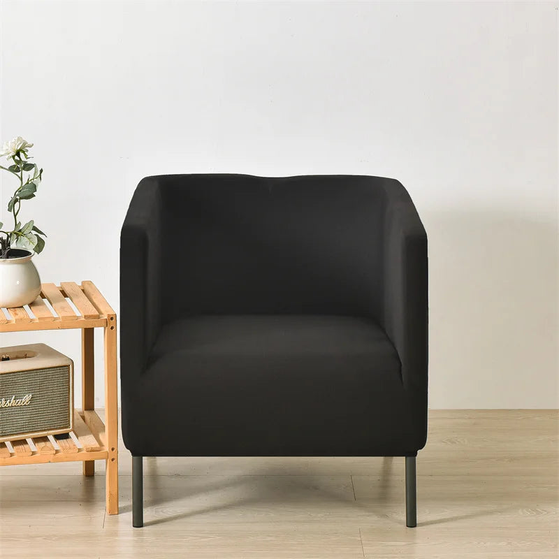 Housse pour fauteuil IKEA EKERÖ noir face