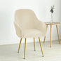 Housse fauteuil maison du monde arnold velours bege