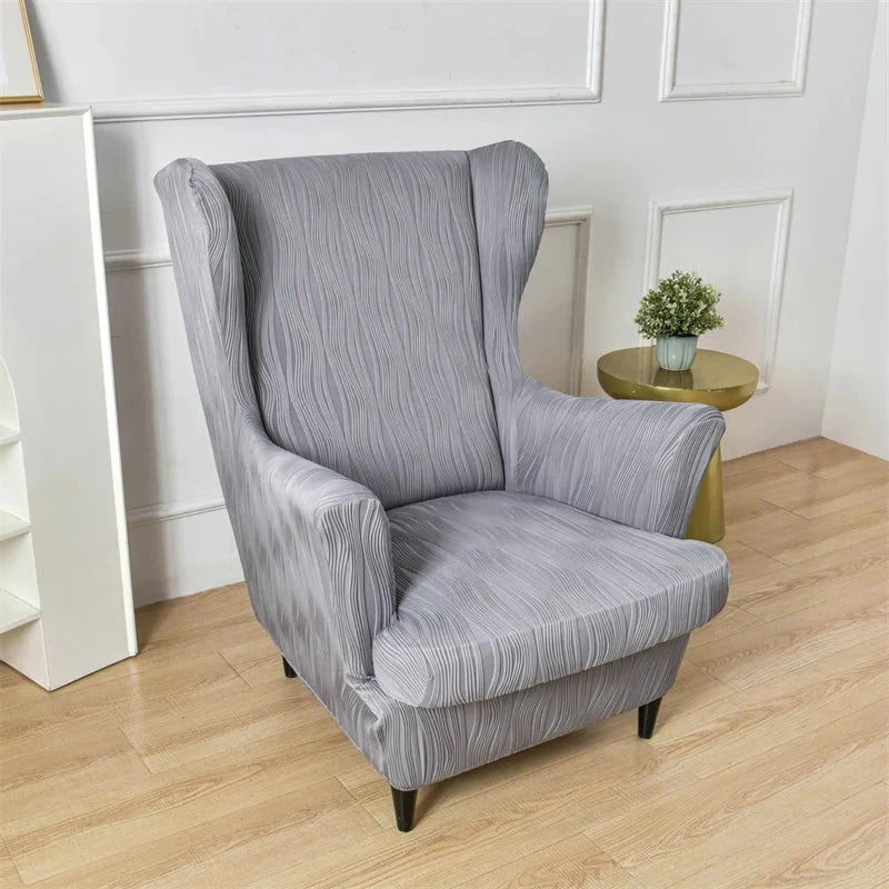 Housse pour fauteuil ikea strandmon gris clair