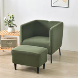 Housse fauteuil IKEA EKERÖ vert repose-pieds