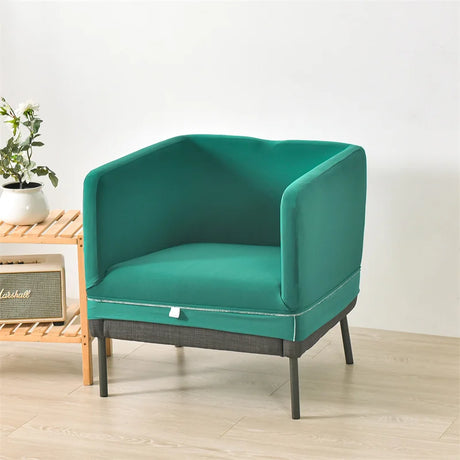 Housse pour fauteuil IKEA EKERÖ turquoise extensible