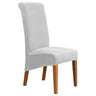 Housses de chaises hautes velours blanc