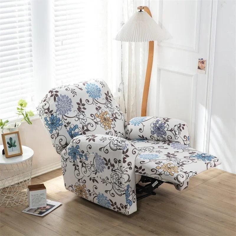 housse pour fauteuil relax inclinable motif imprimé 3