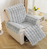 Housses fauteuil relax avec repose-pied Casaharmony argent