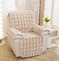 Housses fauteuil relax avec repose-pied Casaharmony marron