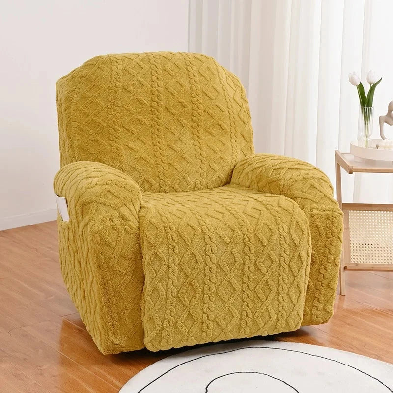 housse pour fauteuil relax d'hiver Casaharmony jaune