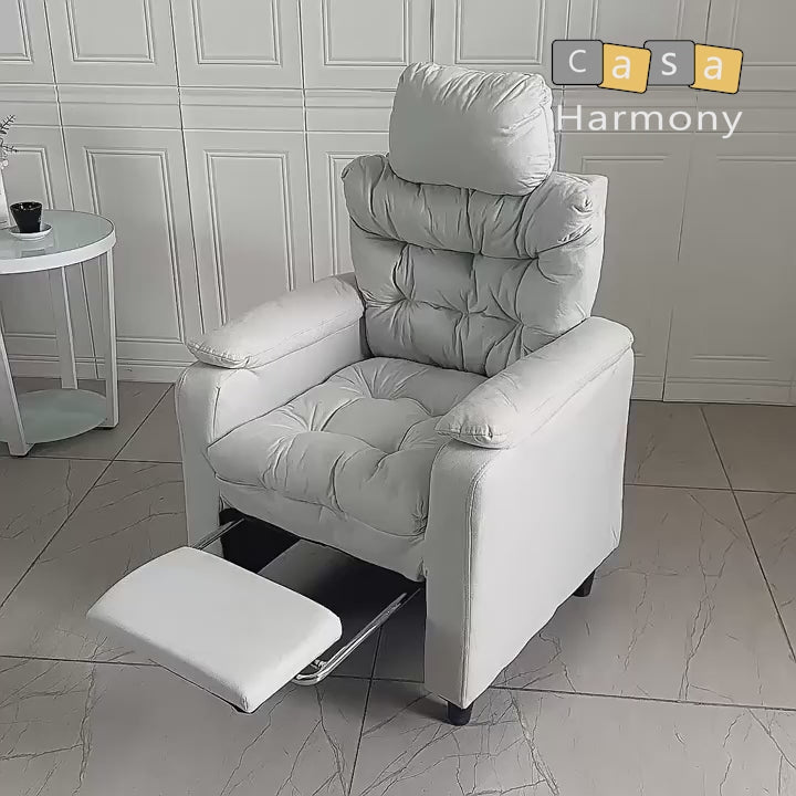 Cubierta de sillón relajada con pies eléctricos Lycra expandible Lycra